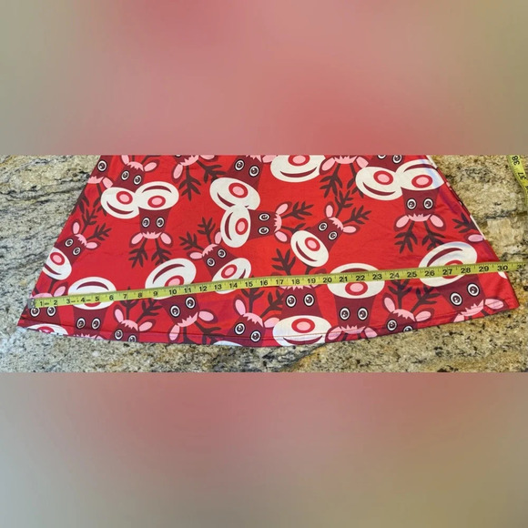 Vessos Rudolph Christmas Holiday Dress Size Small  Soft Lightweight - Picture 9 of 10